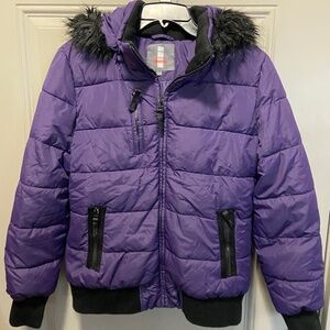 Purple Puffer jacket SZ L